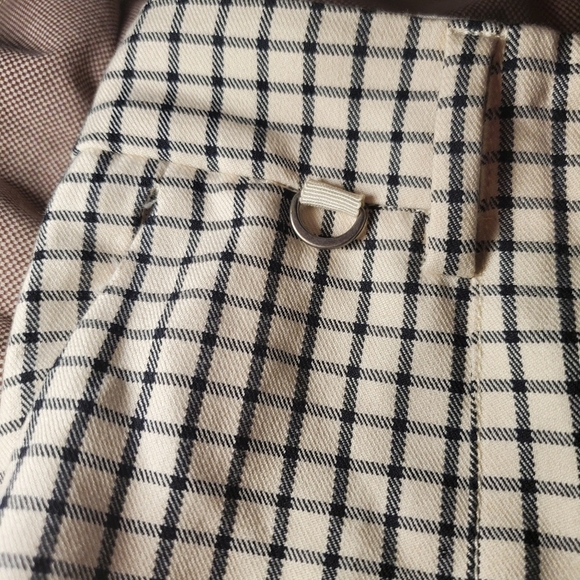 Anthropologie Essential Slim Pants in Plaid, Checked Windowpane Print Size 4 - Picture 6 of 11